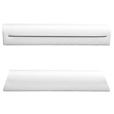 Large White Leatherette Jewelry Bracelet / Watch Display Ramp