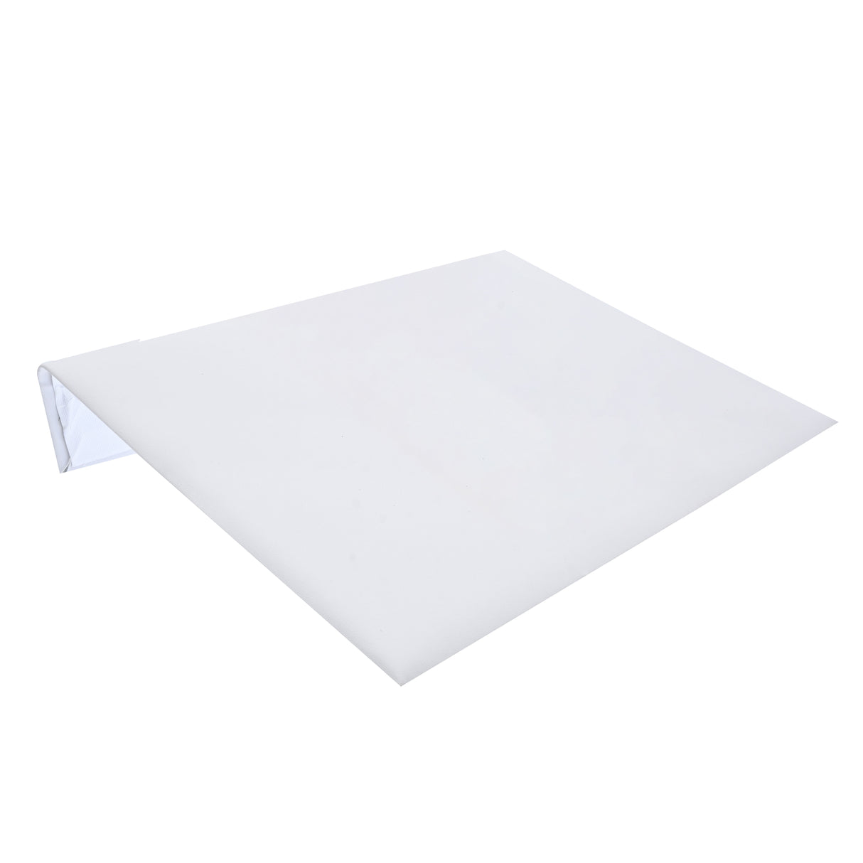 Large White Leatherette Jewelry Bracelet / Watch Display Ramp