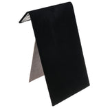 Black Velvet Standing Jewelry Bracelet Display Ramp