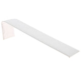 Small White Leatherette Jewelry Bracelet / Watch Display Ramp