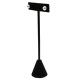 Black Velvet Earring T-Stand Display - 5.75" Tall