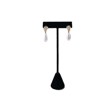 Black Velvet Jewelry Earring T Stand, 5-3/4" Tall