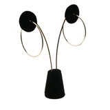 Teardrop Black Velvet Earring Display Stand - 5-1/8" Tall