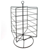 Black Metal Rotating Earring Card Display Holder, 19-1/2" Tall