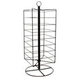 Black Metal Rotating Earring Card Display Holder Stand, 28-1/4" Tall