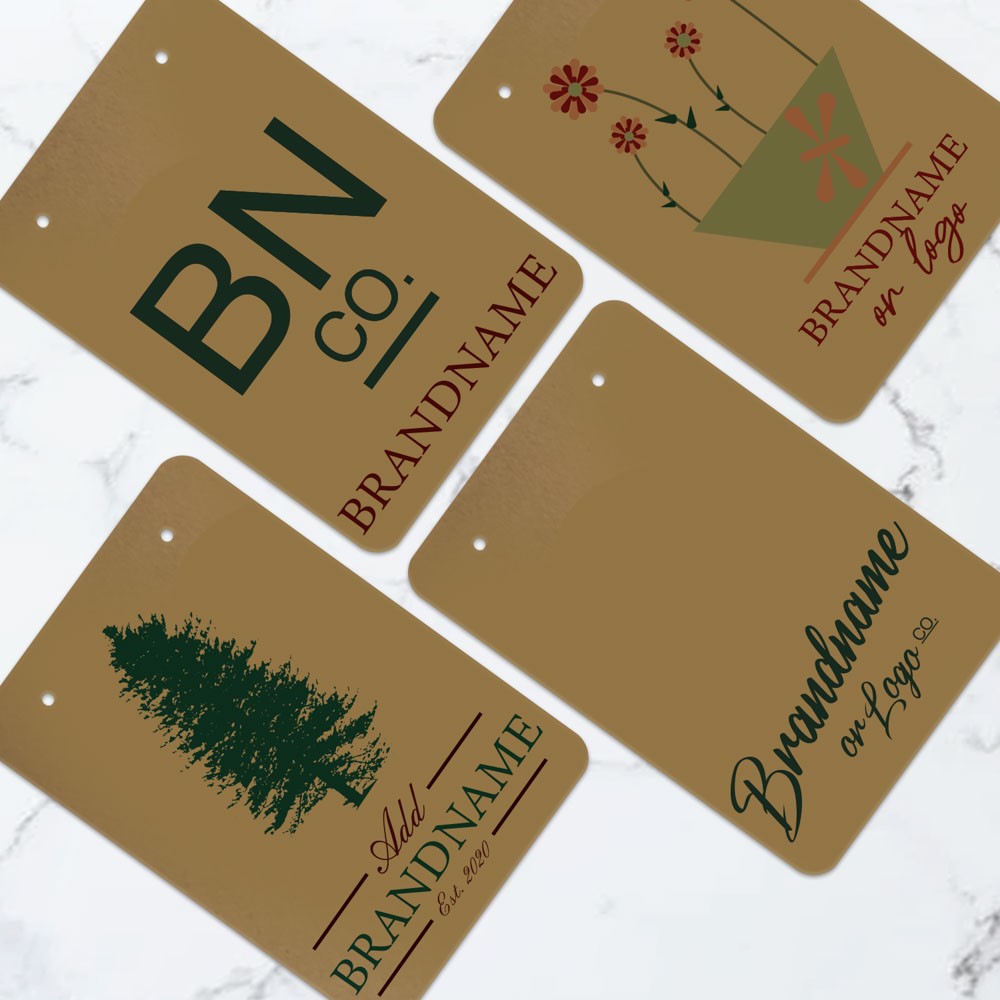 Kraft Earring Card 2-3/4" x 4"