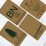 Kraft Earring Card 2-3/4" x 4"