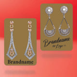 Kraft Earring Card 2-3/4" x 4"