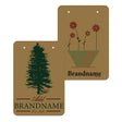 Kraft Earring Card 2-3/4" x 4"