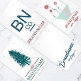 Matte White Earring Card 2-3/4" x 4"