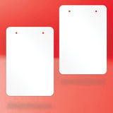 Matte White Earring Card 2-3/4" x 4"