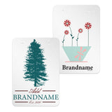 Shimmer White Earring Card 2-3/4" x 4"