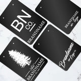 Black Earring Card 2-3/4" x 4"