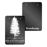 Shimmer Black Earring Card 2-3/4" x 4"
