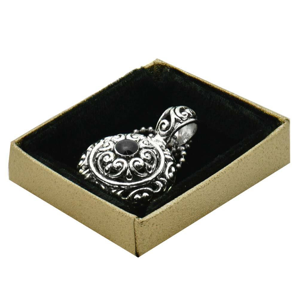 Small Black and Gold Jewelry Earring / Pendant Gift Boxes