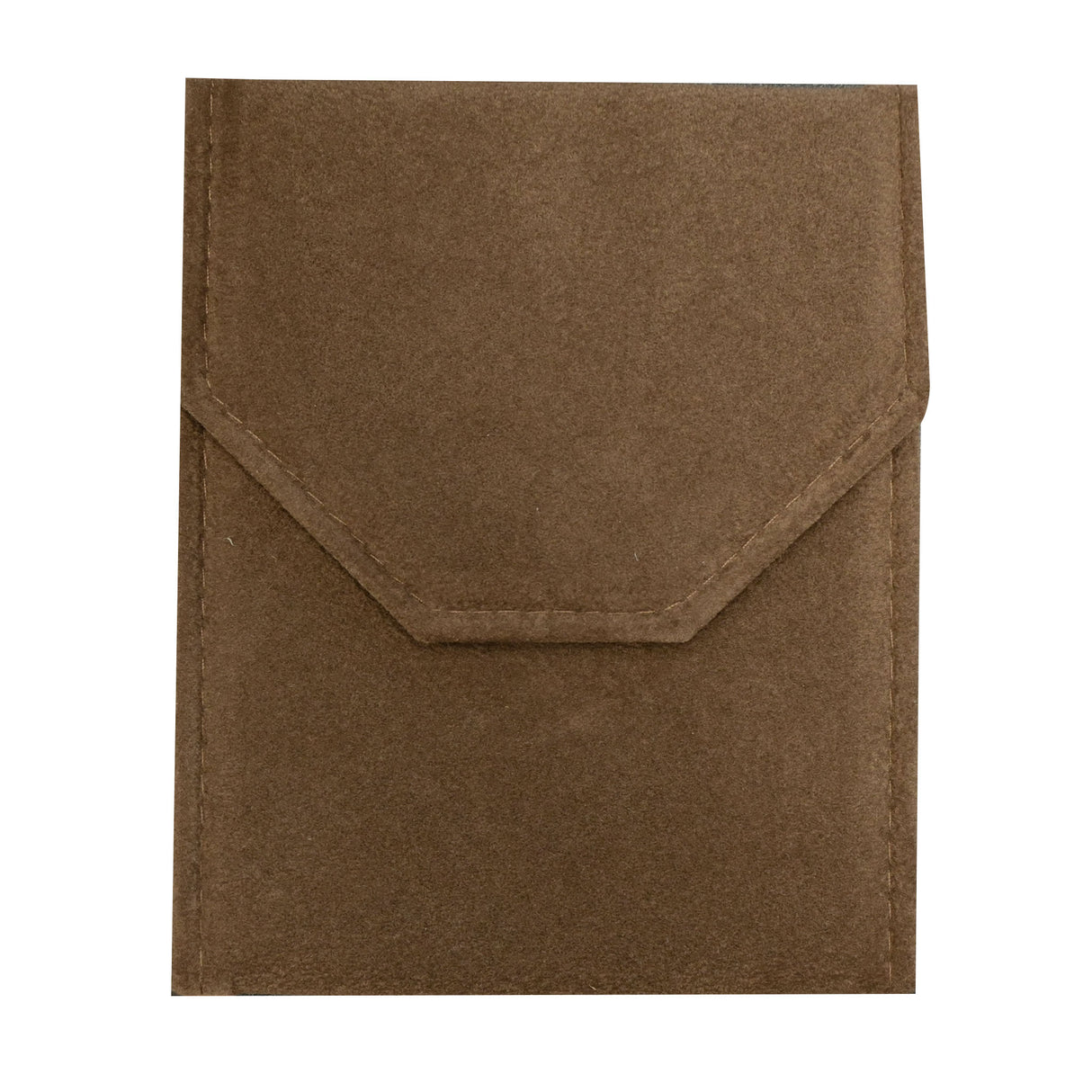 Brown Suede Necklace Presentation Folder – 5-1/2" x 7"
