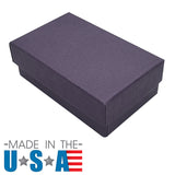 Premium Deep Purple Cotton Filled Jewelry Gift Boxes #32