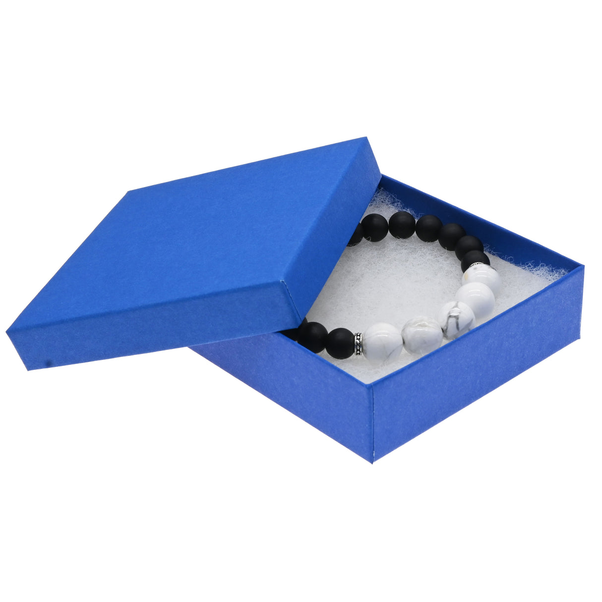 Premium Cobalt Blue Cotton Filled Jewelry Gift Boxes #33