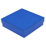 Premium Cobalt Blue Cotton Filled Jewelry Gift Boxes #33
