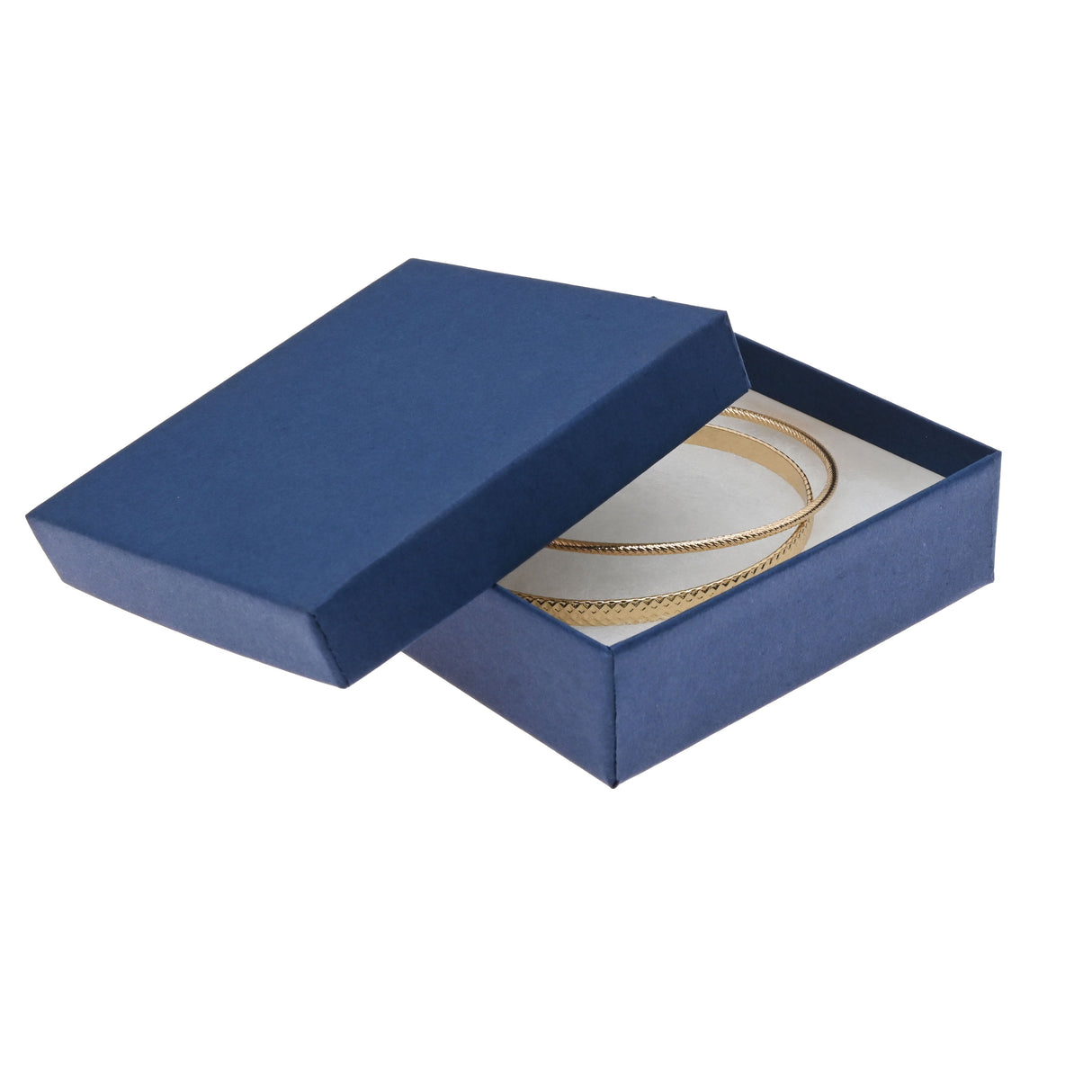 Premium Navy Blue Cotton Filled Box #33
