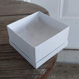 White Cotton Filled Jewelry Gift Boxes