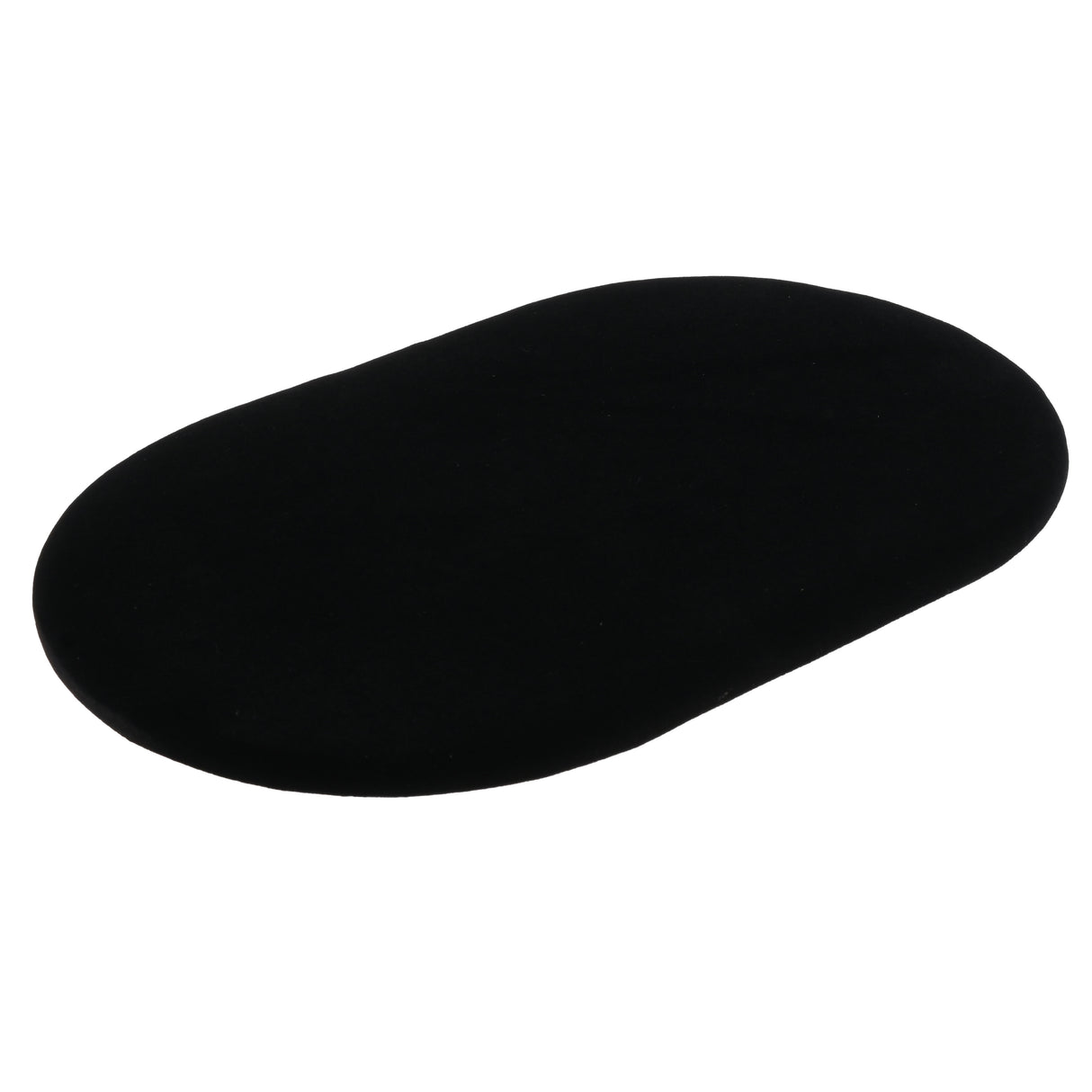 Black Velvet Oval Jewelry Presentation Display Pad, 7" x 11"