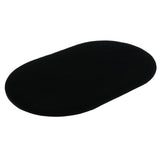 Black Velvet Oval Jewelry Presentation Display Pad, 7" x 11"