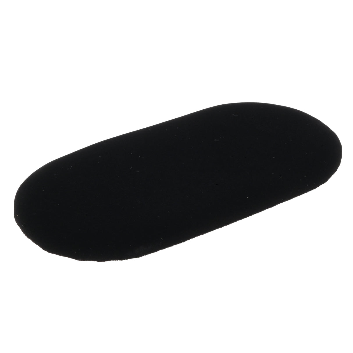 Black Velvet Oval Jewelry Presentation Display Pad, 3" x 6"