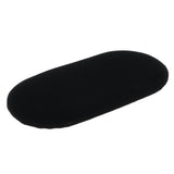 Black Velvet Oval Jewelry Presentation Display Pad, 3" x 6"