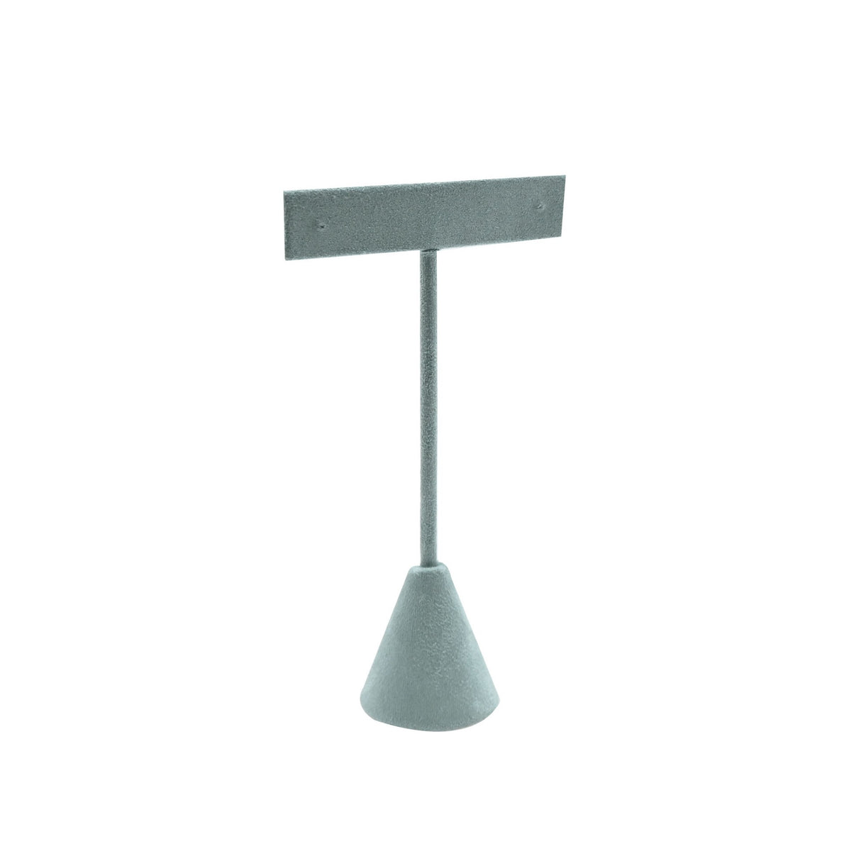 Blue Suede Earring T-Stand Display - 4-3/4" Tall