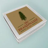 Kraft Earring Card 3" x 3"
