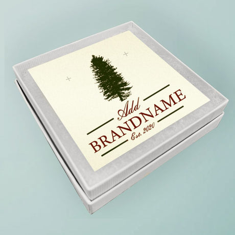 Ivory Earring Card 3" x 3"