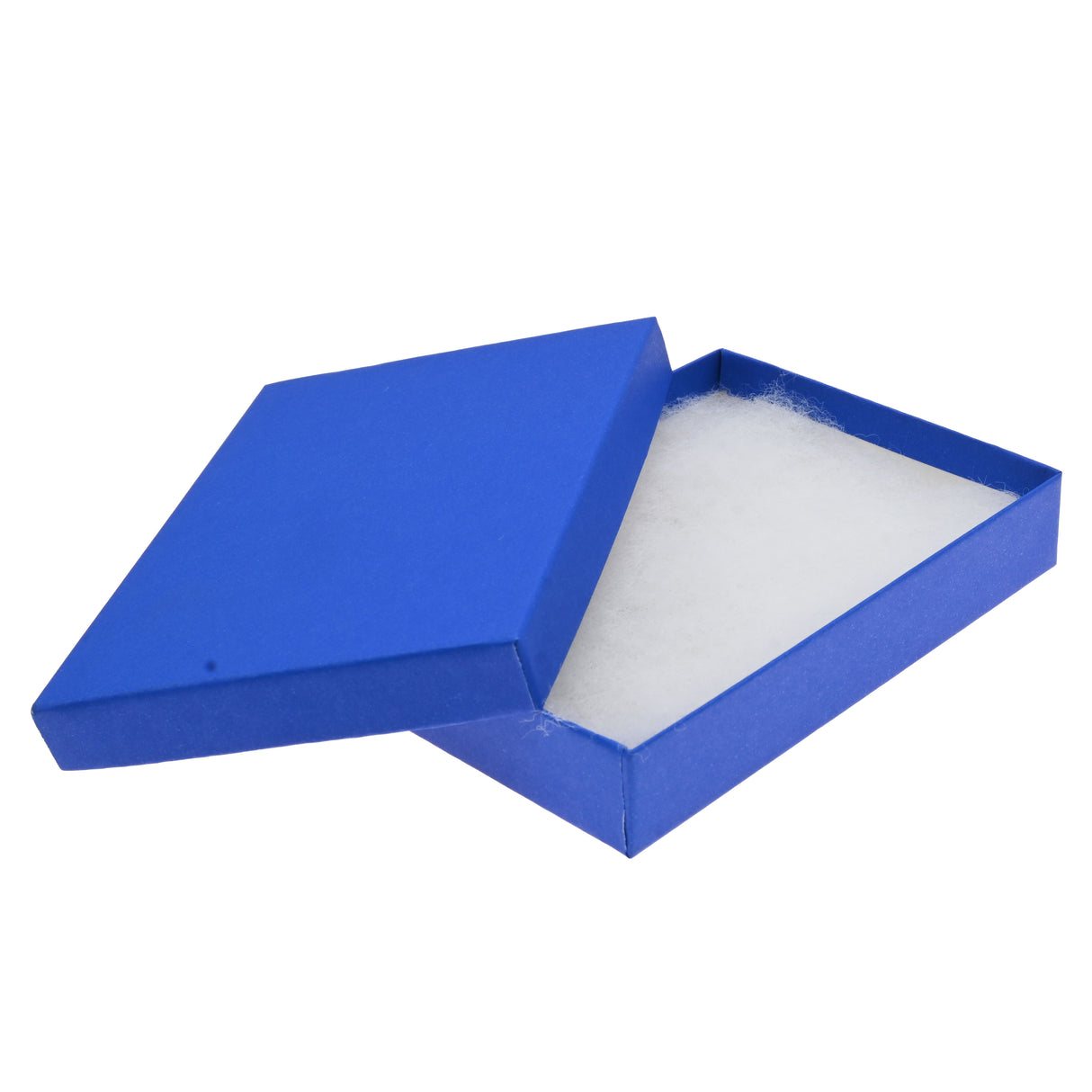 Premium Cobalt Blue Cotton Filled Jewelry Gift Boxes #53