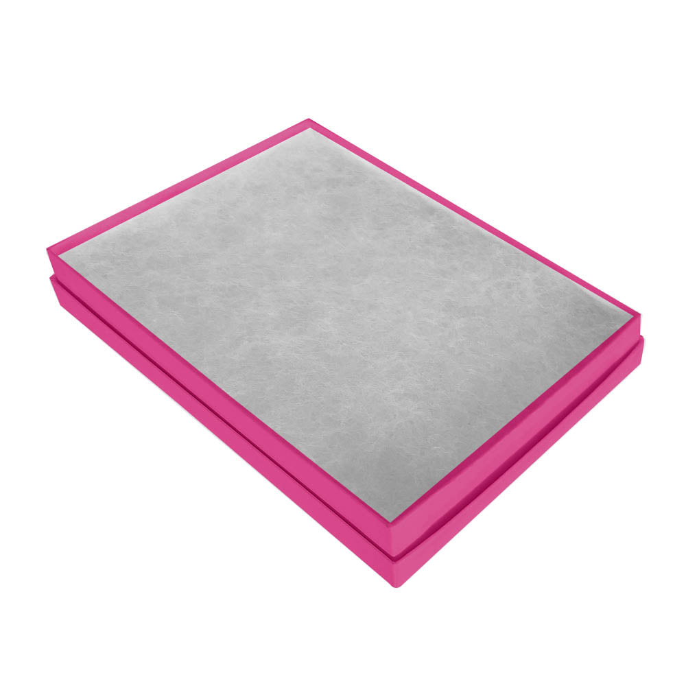 Hot Pink Cotton Filled Jewelry Gift Boxes #53