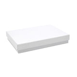 Flat White Cotton Filled Jewelry Gift Packaging Boxes #53