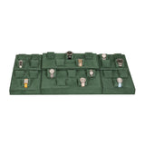 Green Suede 24-Slot Watch Display Set