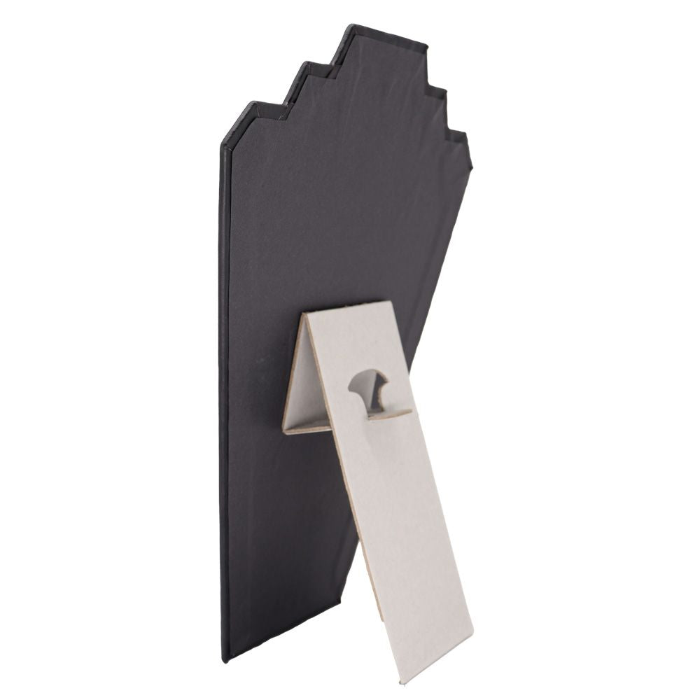Black Leatherette Jewelry Necklace Easel, 12-1/2" Tall