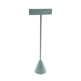 Blue Suede Earring T-Stand Display - 6-3/4" Tall