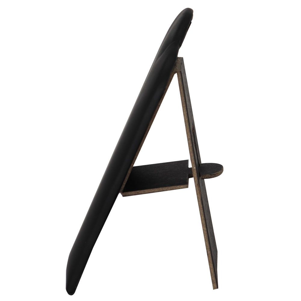 Black Leatherette Jewelry Necklace Easel, 5-1/4" Tall