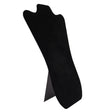 Black Velvet Curved Jewelry Necklace Easel, 14" Tall