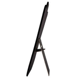 Black Velvet Curved Jewelry Necklace Easel, 14" Tall