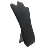 Curved Black Leatherette Necklace Easel - 14" Tall
