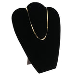 Black Velvet Jewelry Necklace Display Easel, 10-7/8" Tall