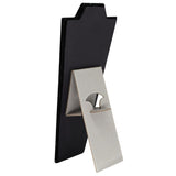 Black Velvet Skinny Jewelry Necklace Display Easel, 8-7/8" Tall