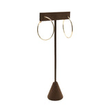 Brown Suede Earring T-Stand Display - 6-3/4" Tall