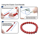 Elastic Stretch Cord Needle – Stainless Steel, 8 in (20.32 cm)