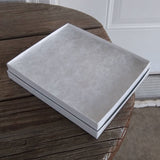 Premium White Chrome Cotton Filled Jewelry Gift Boxes #75