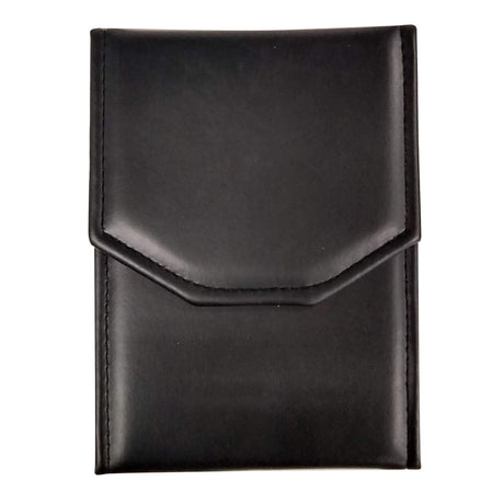 Large Black Leatherette Jewelry Necklace Presentation Folder