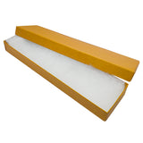 Premium Orange Cotton Filled Jewelry Bracelet / Watch Gift Boxes #82