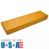 Premium Orange Cotton Filled Jewelry Bracelet / Watch Gift Boxes #82